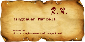 Ringbauer Marcell névjegykártya